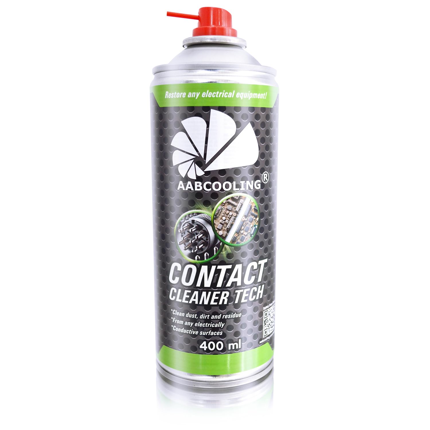 AABCOOLING Contact Cleaner TECH (Pack de 24x400 ml) – Spray limpiador multiusos, desengrasante rápido, para casa, coche y taller, elimina grasa, polvo y aceite K2