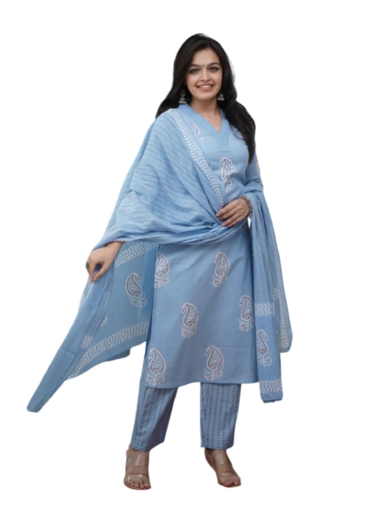 SNITCH kurta set for women | Women Kurti Pant Set (K-160-162) in neutral