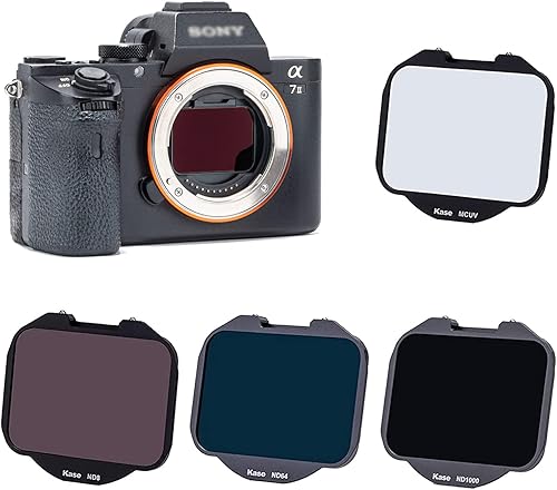 Kase Kit de filtro de clip 4 en 1 (MCUVND8ND64ND1000), filtros de protección UV y ND de densidad neutra para cámara Sony Alpha