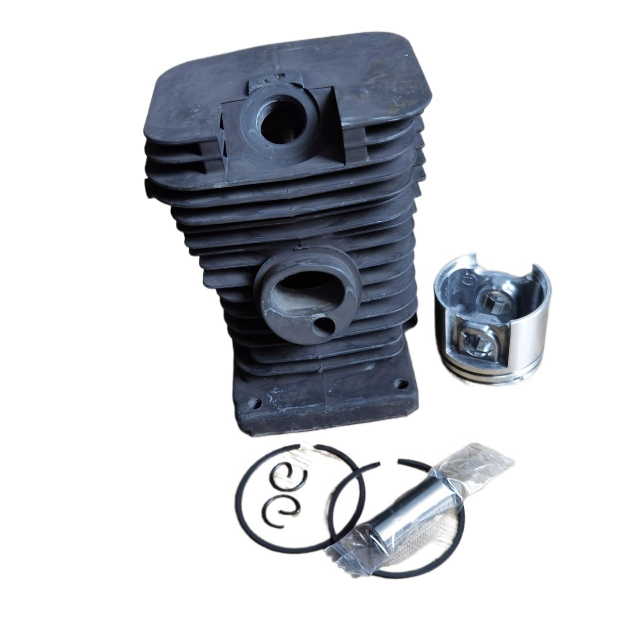 Kit de pistón y Cilindro Compatible con Motosierra 018 MS180 MS180C 38 mm OEM 11300201208. Piezas de Repuesto.