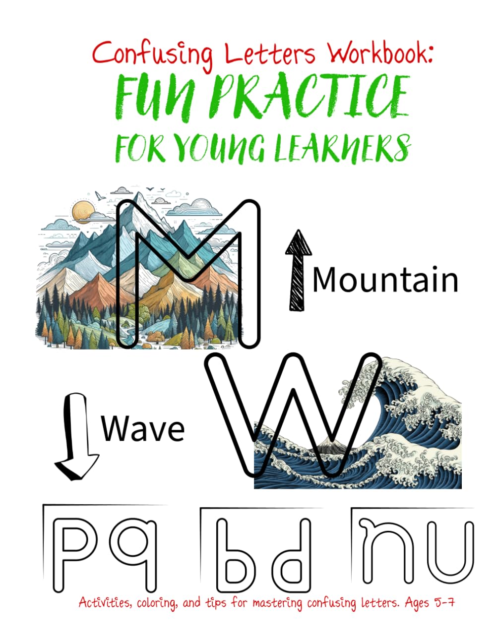 Confusing Letters Workbook: Fun Practice for Young Learners