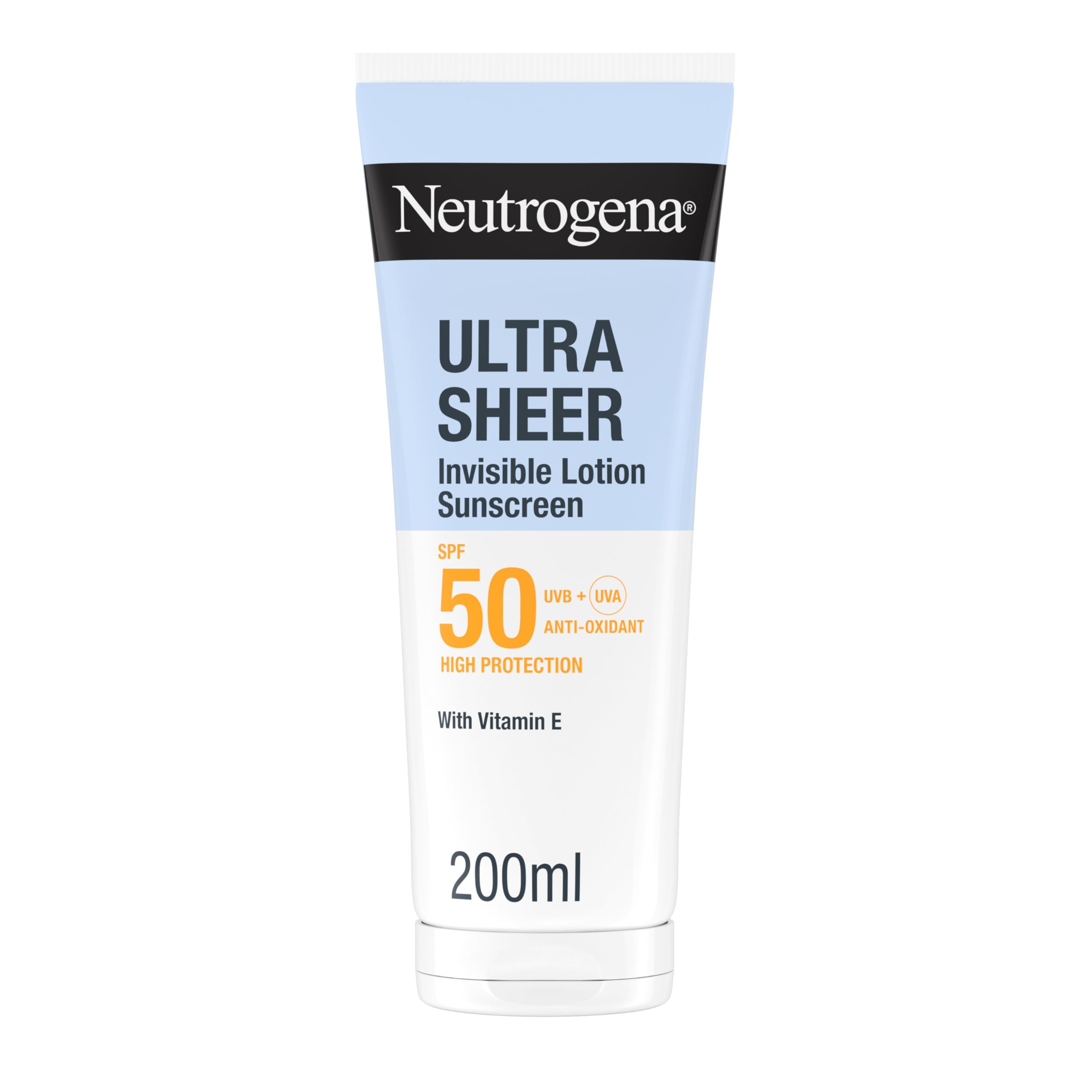 Neutrogena® Ultra Sheer Invisible Hydrating Lotion Sunscreen SPF50