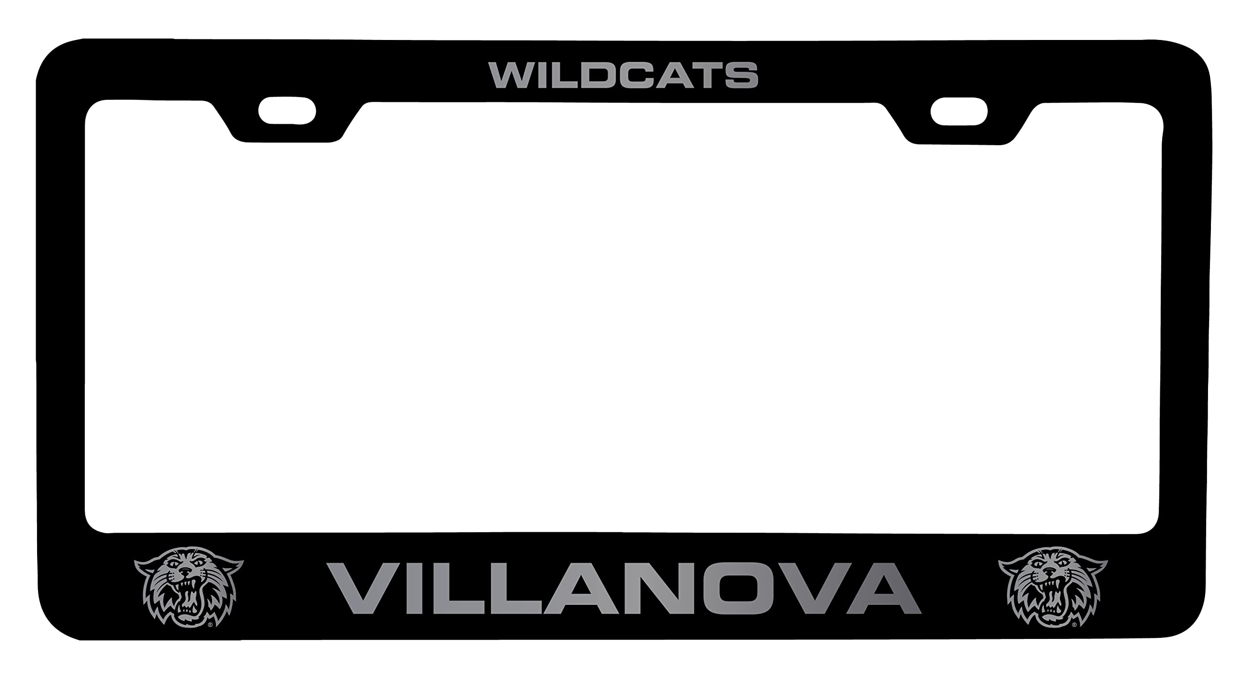 Villanova Wildcats Laser Engraved Metal License Plate Frame Officially Licensed Collegiate Product