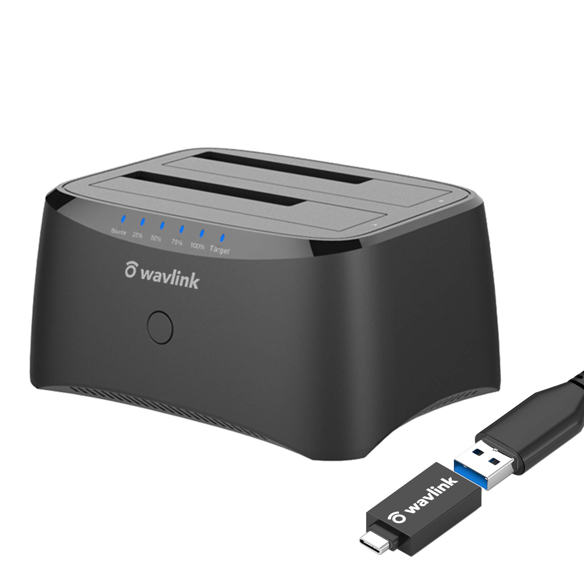 Buy WAVLINKHard Drive Docking Station，USB 3.0/ USBC to SATA Dual Bay