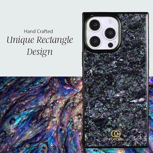Image of COCOMII Rectangle for iPhone 15 Pro Case, Galaxy Abalone Shell
