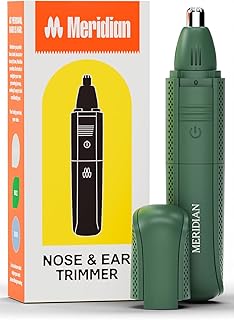 MERIDIAN Nose Hair Trimmer, Nose Trimmer, Ear Nose Hair Trimmer for Men, Nose Trimmer Women, Nose Hair Trimmer for Men Rechargeable, Ear Nose Trimmer Men, Ear Hair Trimmer for Men, Sage