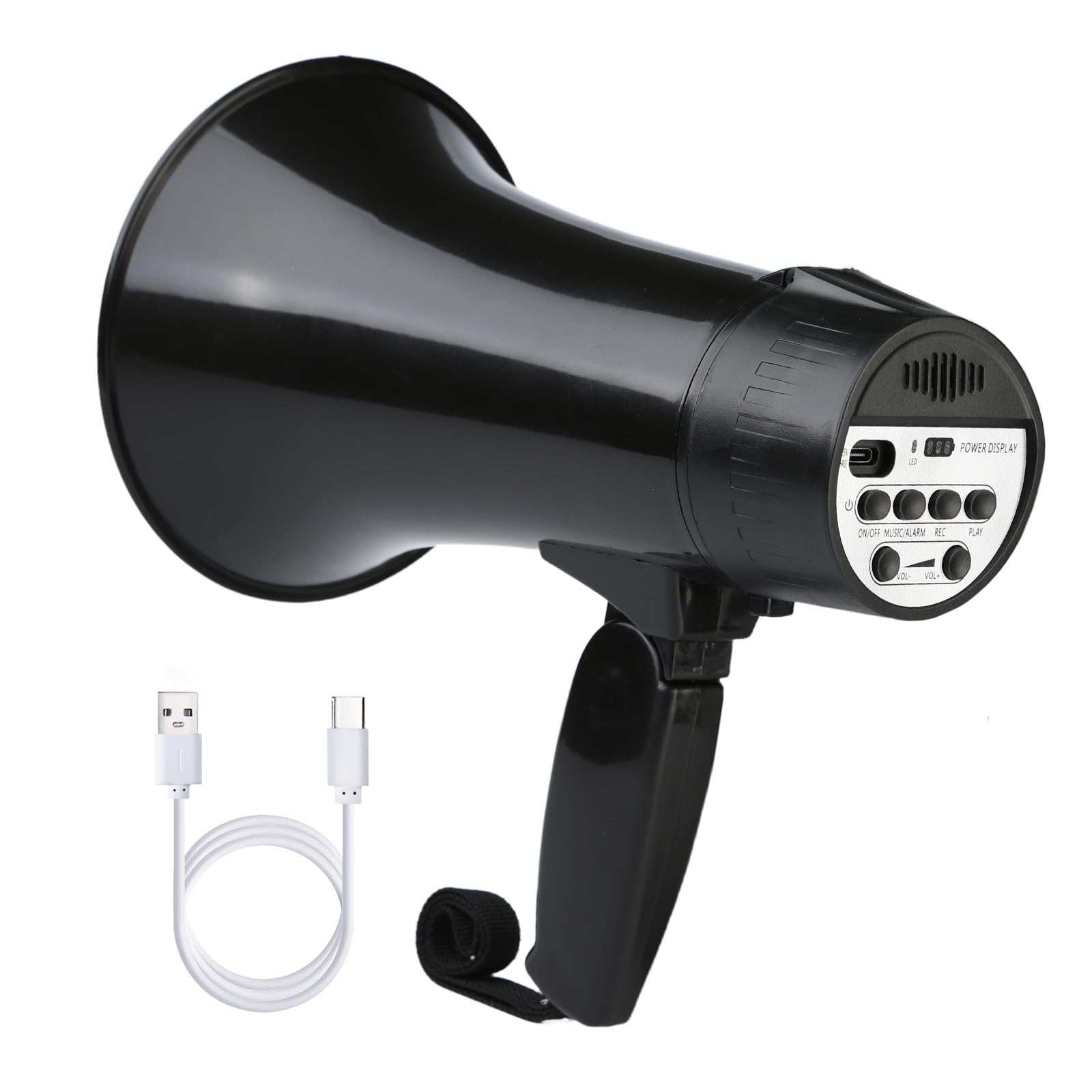 Amazon.com : UZOCHI 20 Watt Rechargeable Megaphone Bullhorn