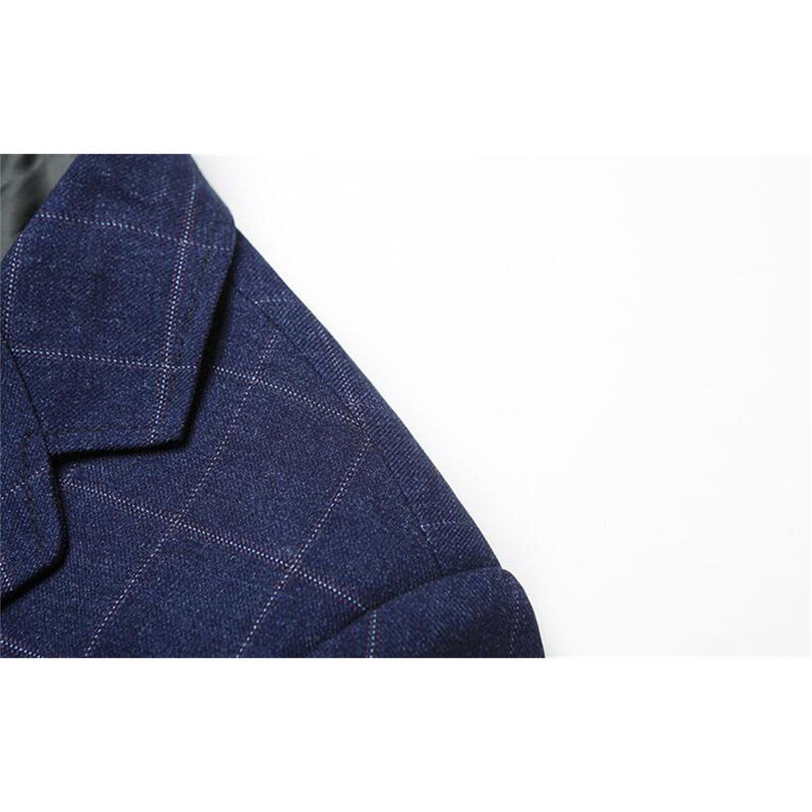 Genérico Chaqueta de traje para hombre Blazer de algodón, corte delgado y sobrio, casual, forro de ceremonia ciudad, suave, ligero, mediados de temporada, A80