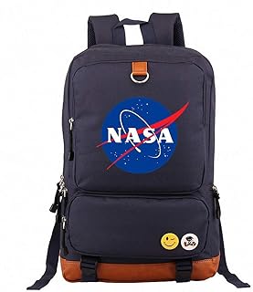 Zaino Scuola Media Superiore Casual, NASA Zaino Scuola, Impermeabile Moda Zaino, per Scuola, Business,Viaggio Unisex Bookbag
