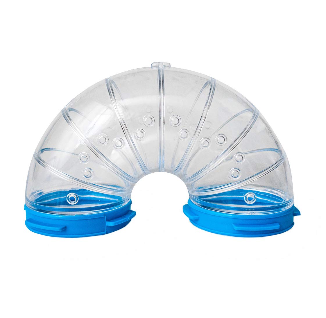 Ferplast Hamster Cage Play Tube | U-Turn Tunnel, 5.98L x 3.22HW with a 2.4 Diameter - Inches, Clear (84806099US1)