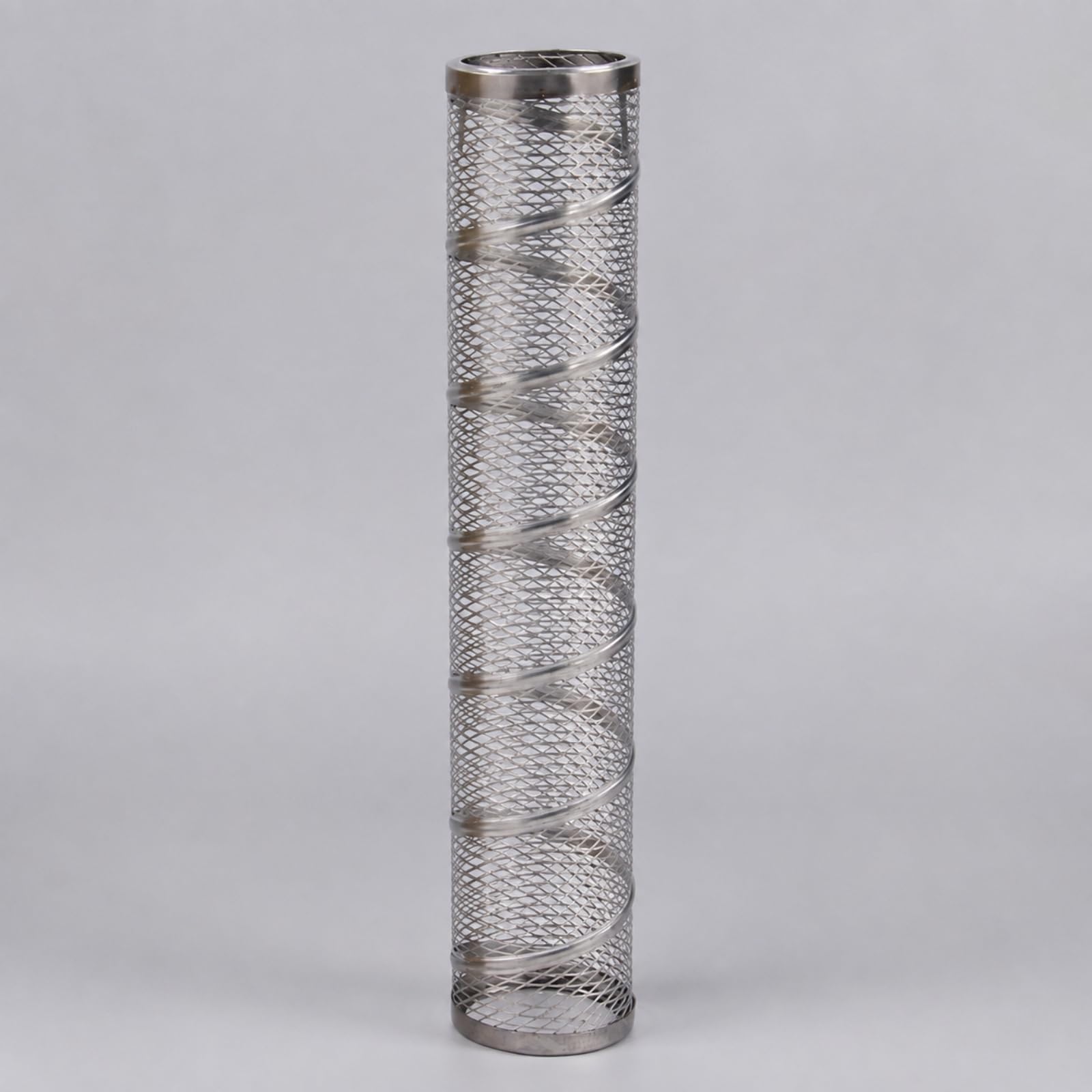 Tubo Chimenea Acero Inoxidable con Malla Antiquemaduras Compacto Tubo Gases con Elemento Metálico Espiral Práctico para Talleres