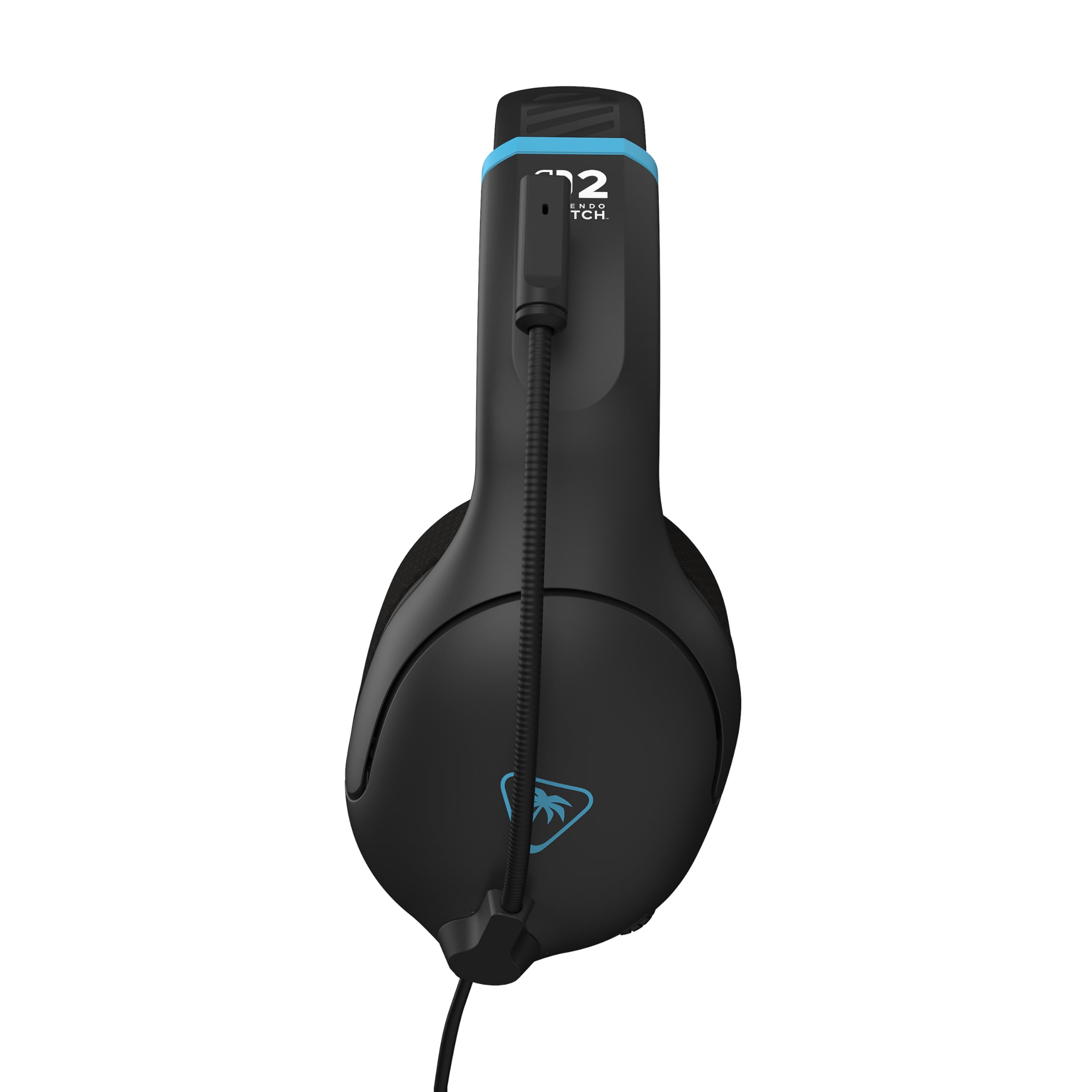 Turtle Beach Airlite Fit Nero carbone Cuffie da gioco con cavo - Con licenza ufficiale per Nintendo Switch 2, Nintendo Switch, Resistenti, Leggere