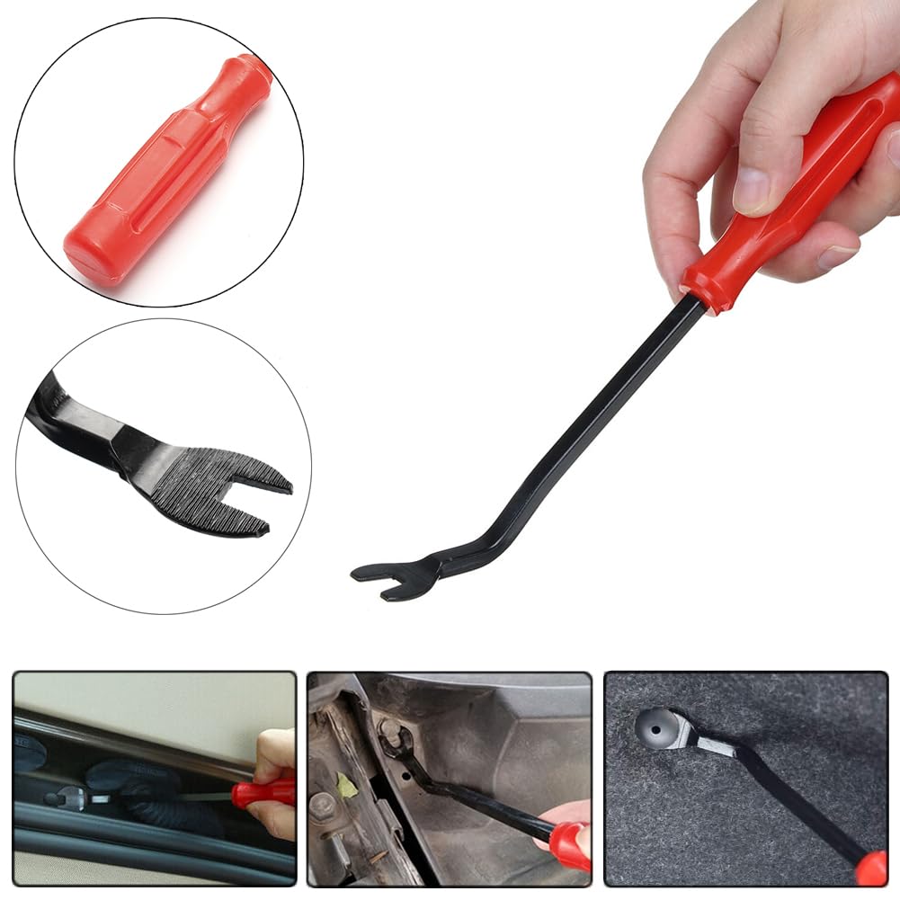 Alicates Para Quitar Clips y Panel, Remachadora de Plástico Para Salpicadero de Puerta de Coche - 2 Paquetes
