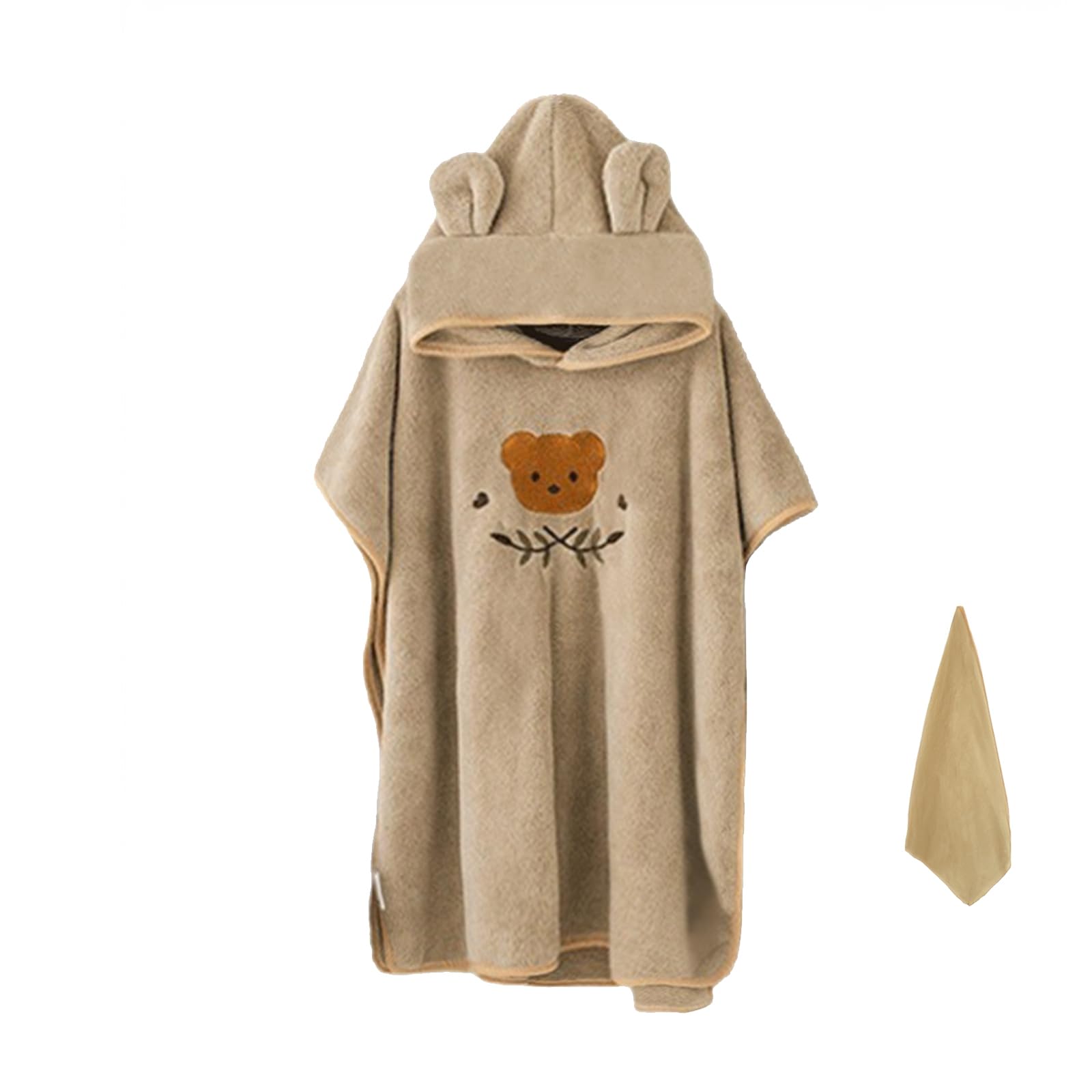 HAGOT Asciugamani Con Cappuccio Indossabile per Bambini, Asciugamano Con Cappuccio per Neonati, Asciugamani Ultra Morbidi per Neonati, Super Assorbente e Lavabile