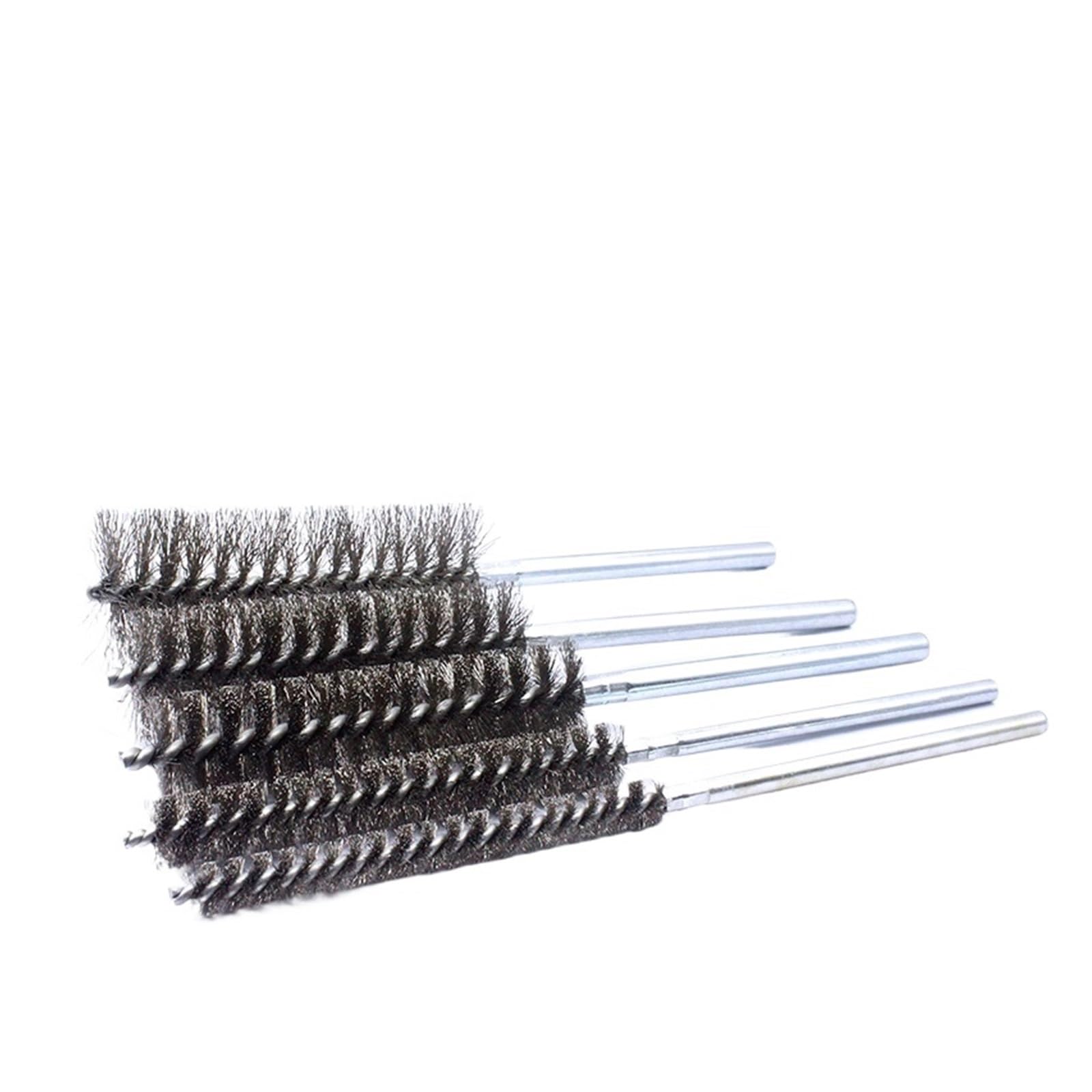 cepillo de alambre, Cepillos de tubo alambre, cepillos taladro DIY, cepillo acero inoxidable 100 x 200 mm(OD10mm Length200mm)