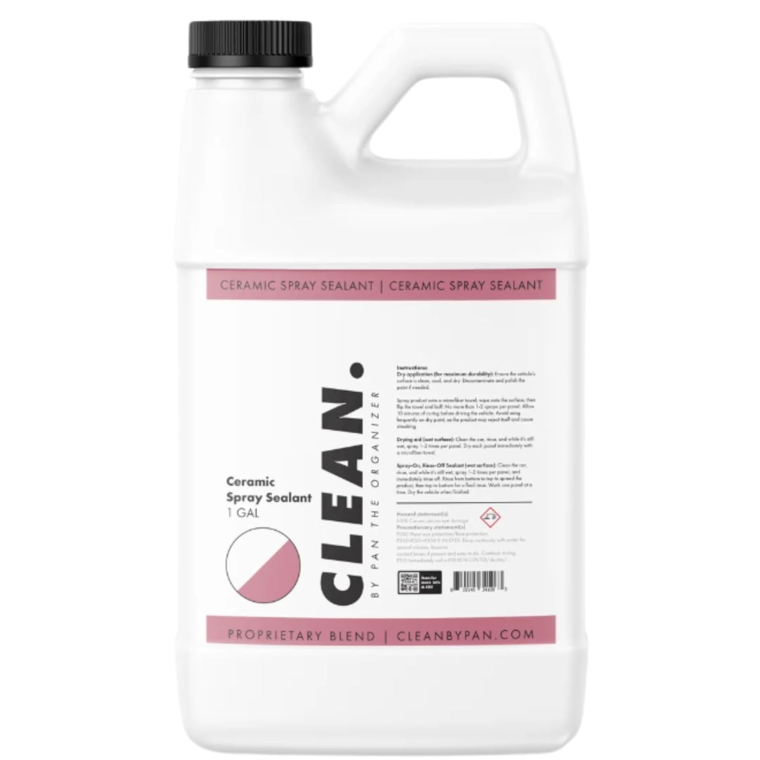 Clean. Ceramic Spray Sealant 128 oz –Ceramic Coating for Cars, Advanced Polymer Technology, Hydrophobic, UV & Chemical Resistant, 6–12 Month Durability, Safe for All Exterior Surfaces