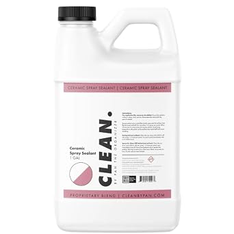Clean. Ceramic Spray Sealant 128 oz Ceramic Coating for Cars, Advanced Polymer Technology, Hydrophobic, UV & Chemical Resistant, 612 Month Durability, Safe for All Exterior Surfaces