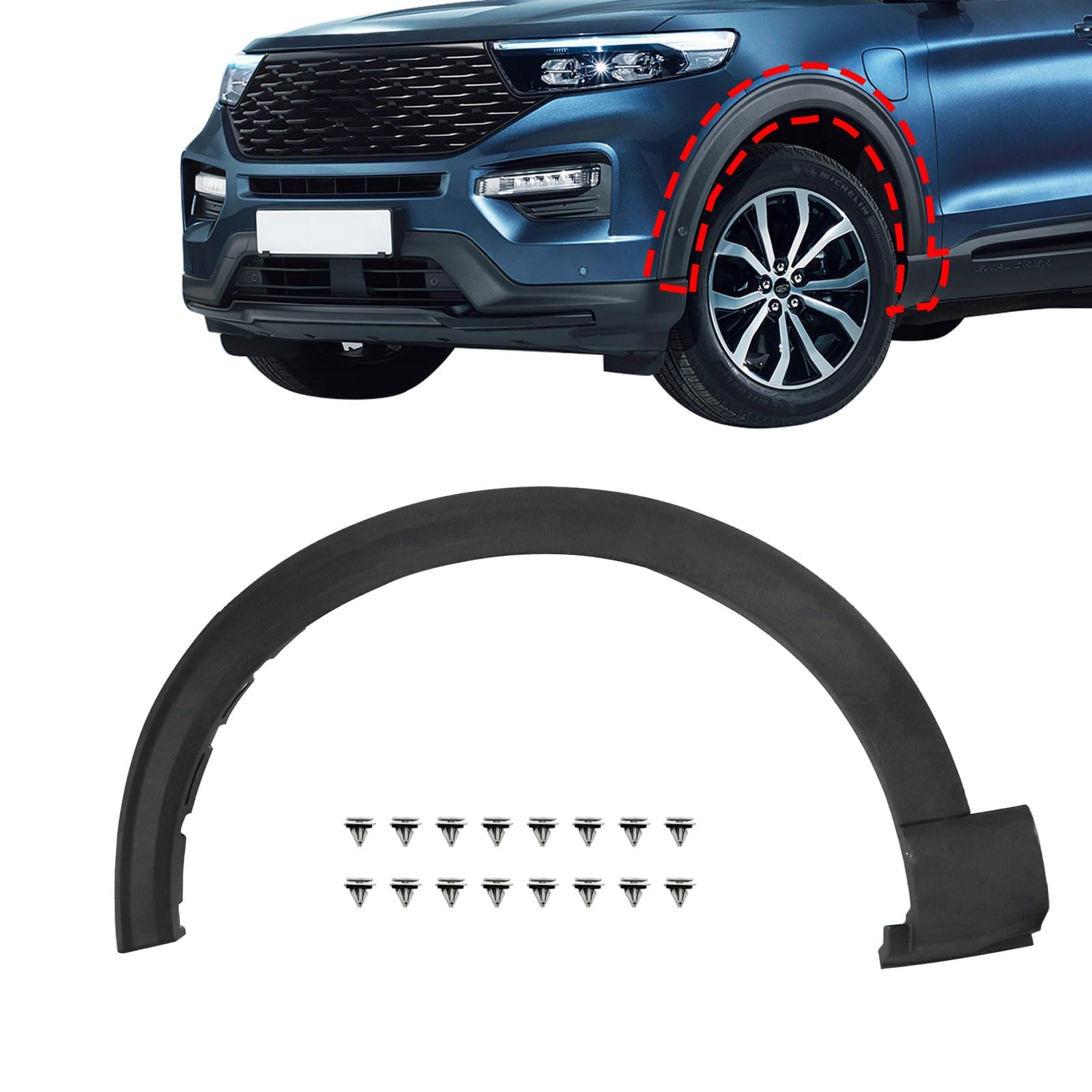 Ford Explorer Stock Flares Mabett Fender Flares And Mud Flaps