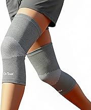 Dr Trust USA 4501 Knee Cap Support for Joint Pain Relief During Sports, Gym, Running, Exercise, Cycling, Workout|Anti-Sweat Compression Knee Brace for Men and Women - Large (1 Pair)