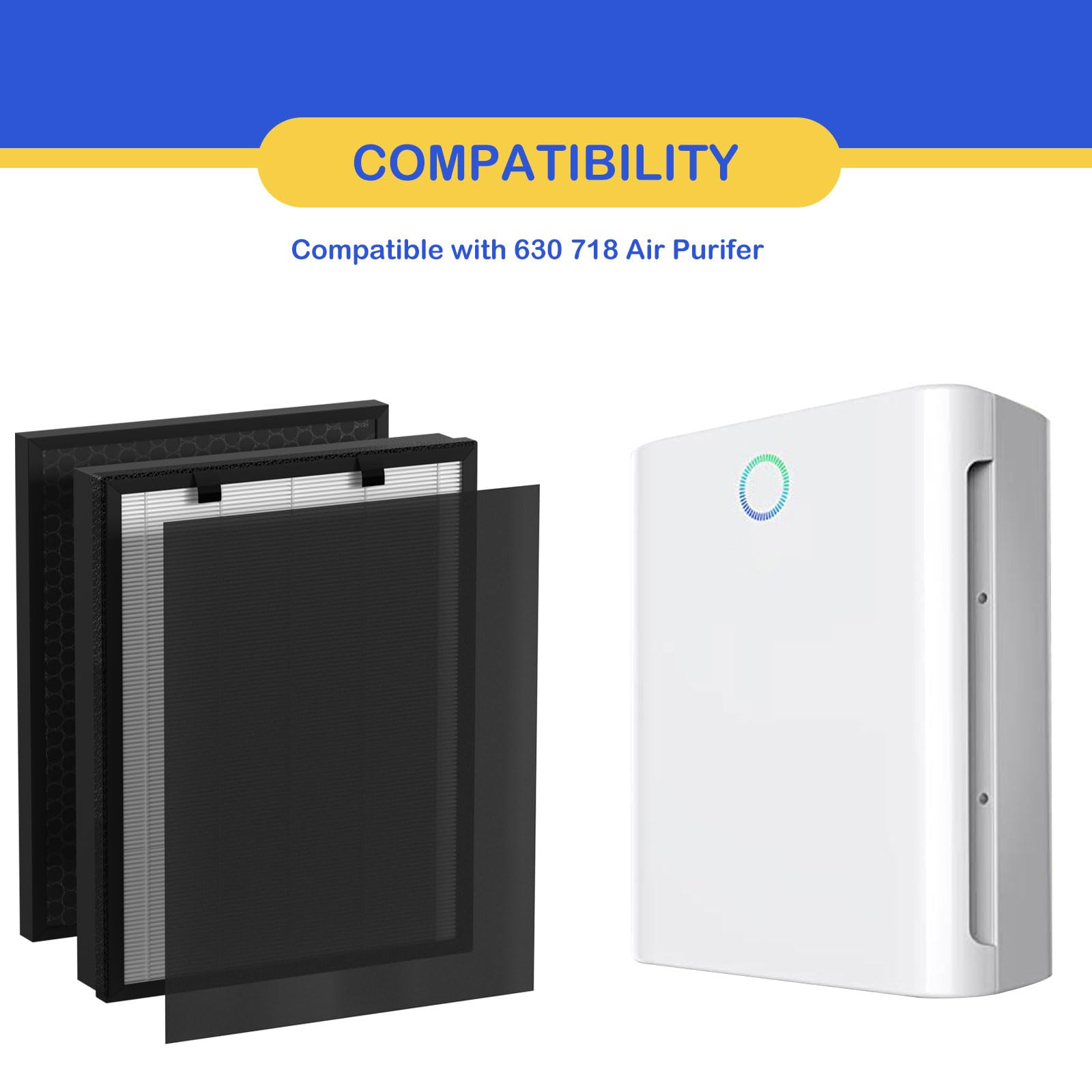 Filtro HEPA di ricambio 630/718 TURE compatibile con