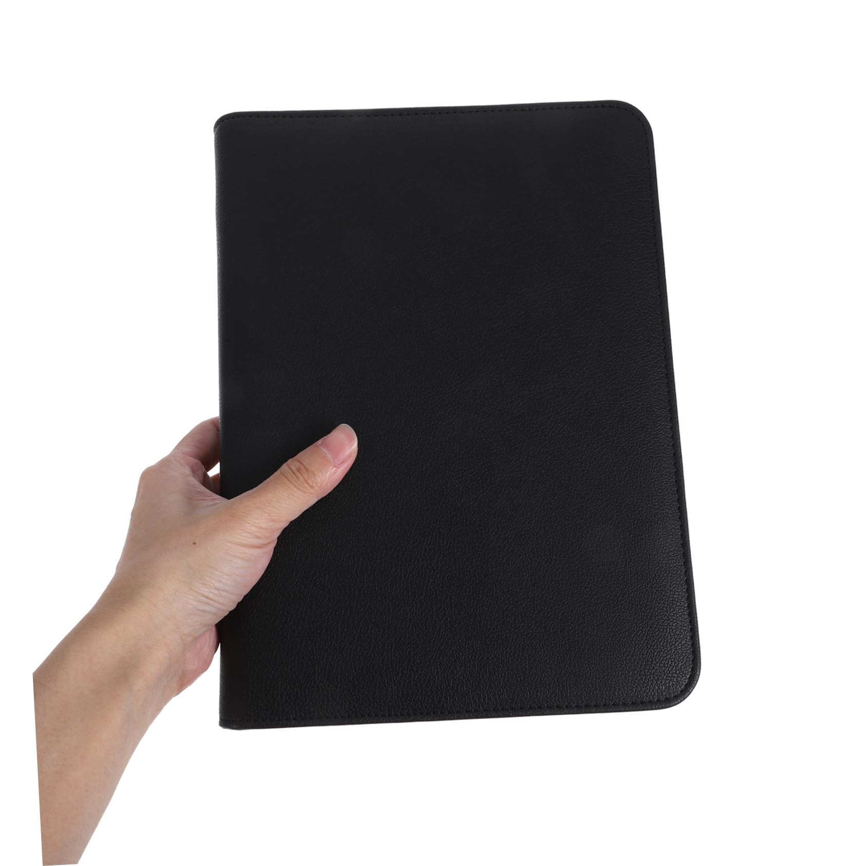 Uonlytech Carpeta De Portafolio De Poliuretano Cremallera A5, Organizador De Documentos De Negocios Sistema De Anillas, Bolsa Segura Para Talonarios y Planificador, Uso Profesional y Viajes