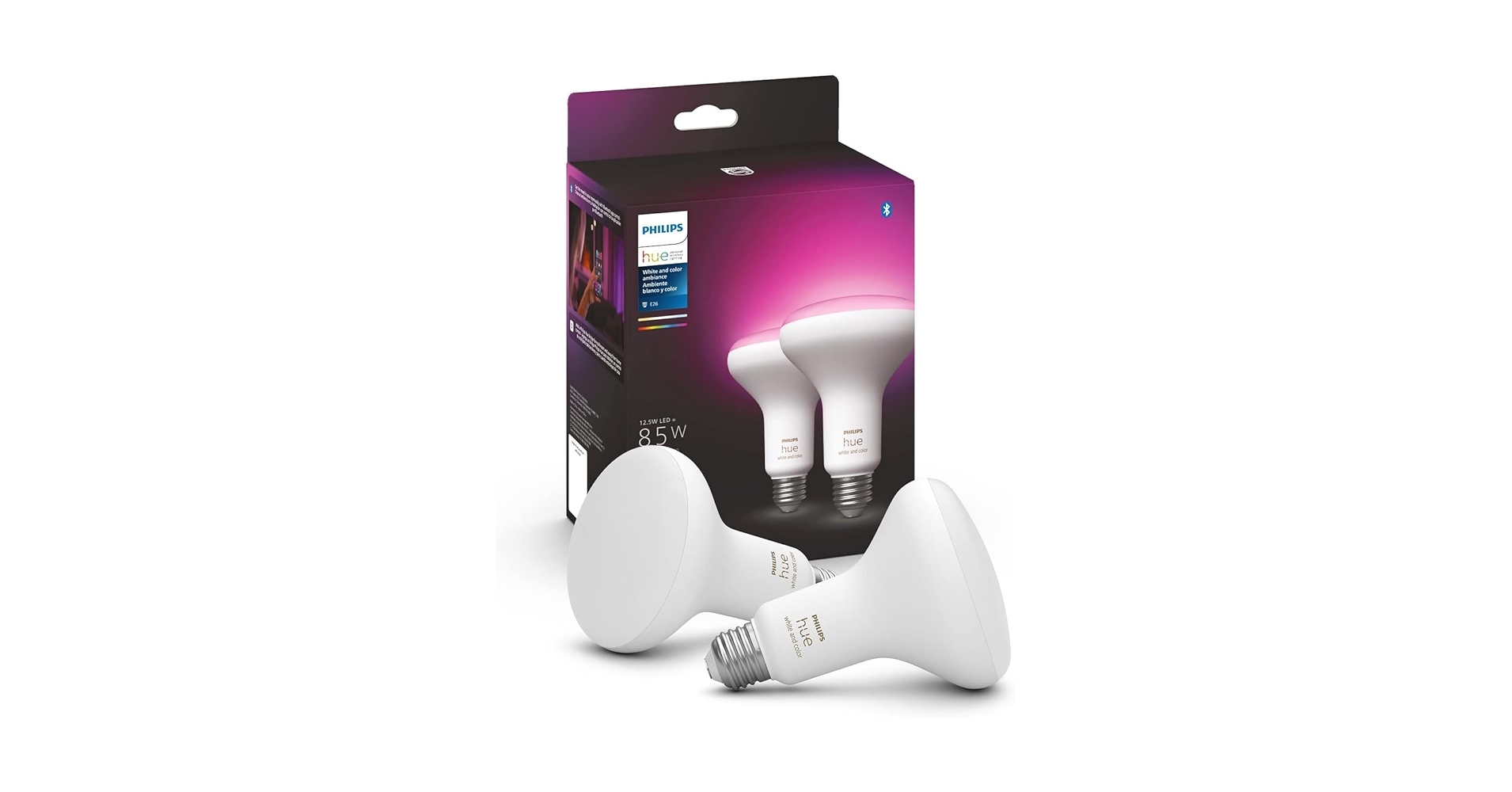 Philips Hue White&Color E26 3個セット Hue 3-pack A19 E26 60W LED Bulbs White and Colour Ambiance