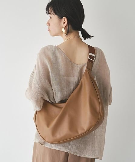 Amazon.co.jp: [ラシット] 名品 ソフトレザーラウンドビッグショルダー