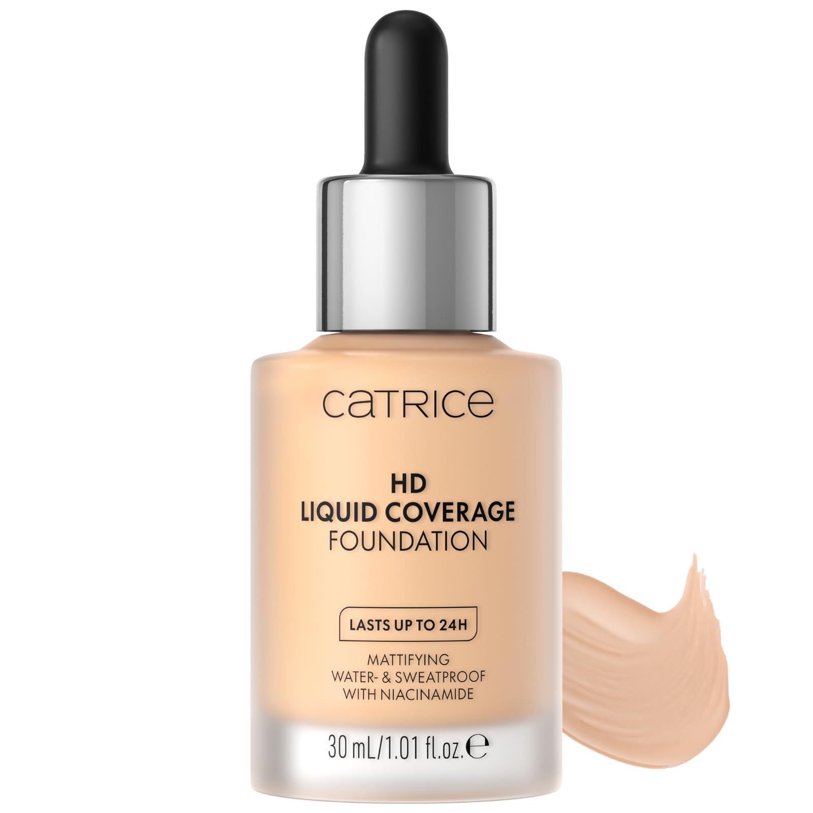 Catrice HD Liquid Coverage Foundation, longlasting, mattifying, oil-control/shine-control, matte (30ml)