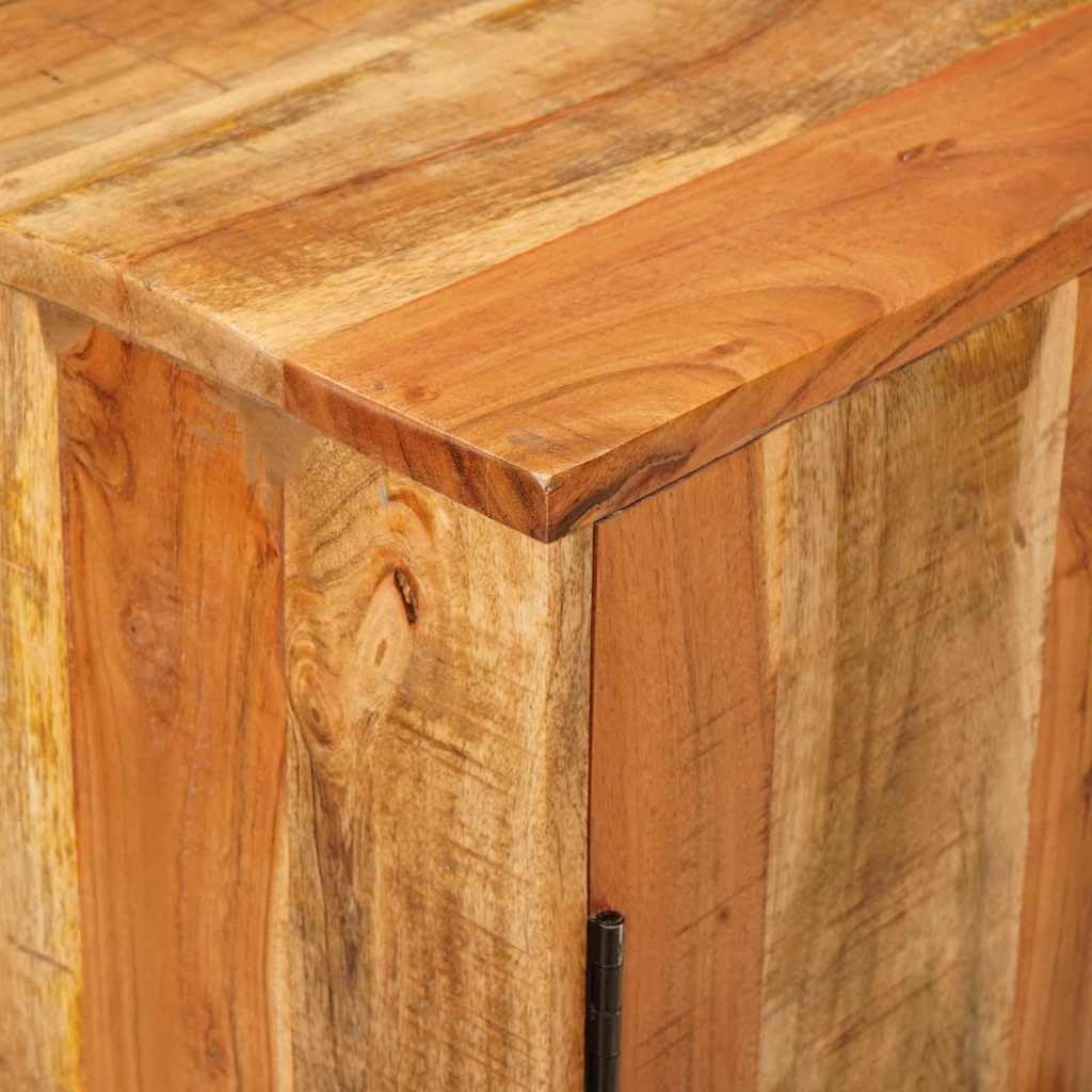 Armadietto in legno massiccio di mango, marrone, 55 x 35 x 75 cm