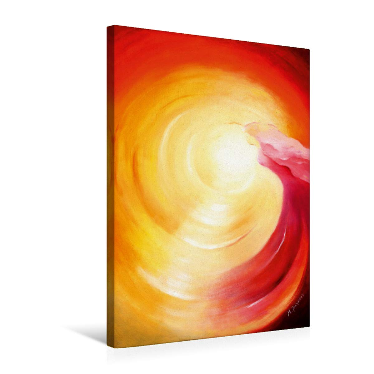 Premium Textil-Leinwand 50 x 75 cm Hoch-Format Seelenreise ins Licht | Wandbild, HD-Bild auf Keilrahmen, Fertigbild auf hochwertigem Vlies, Leinwanddruck von Marita Zacharias