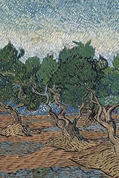 Paperback Olive Grove, Vincent Van Gogh: Blank Journal / Notebook / Composition Book, 140 Pages, 6 X 9 Inch (15.24 X 22.86 CM) Laminated Book