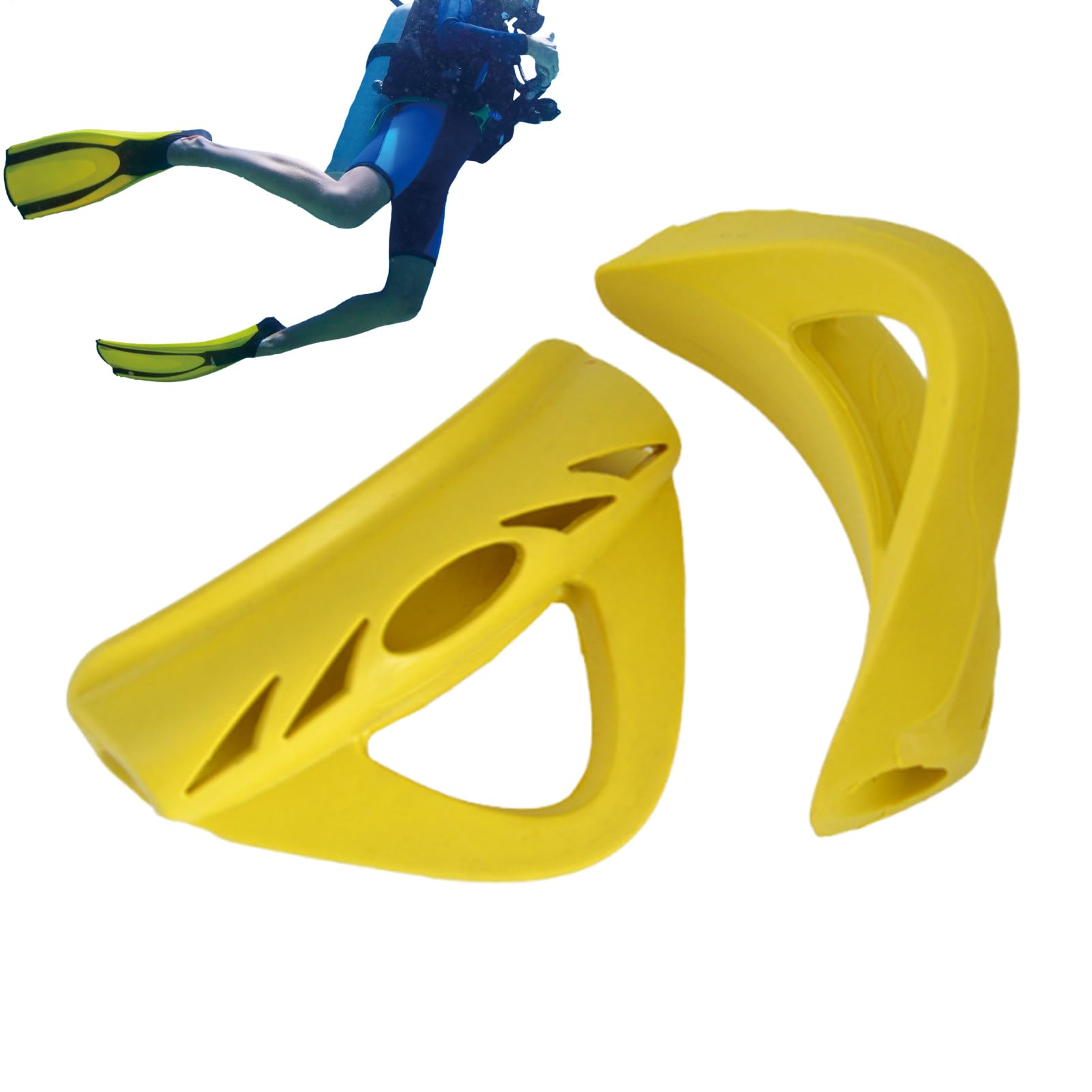 Cinghia per pinne da nuoto – 2 pezzi pinne da nuoto tallone gomma scarpa pizzo | cinturino per pinne subacquee | set di ricambio professionale per immersioni subacquee snorkeling all'aperto uomini