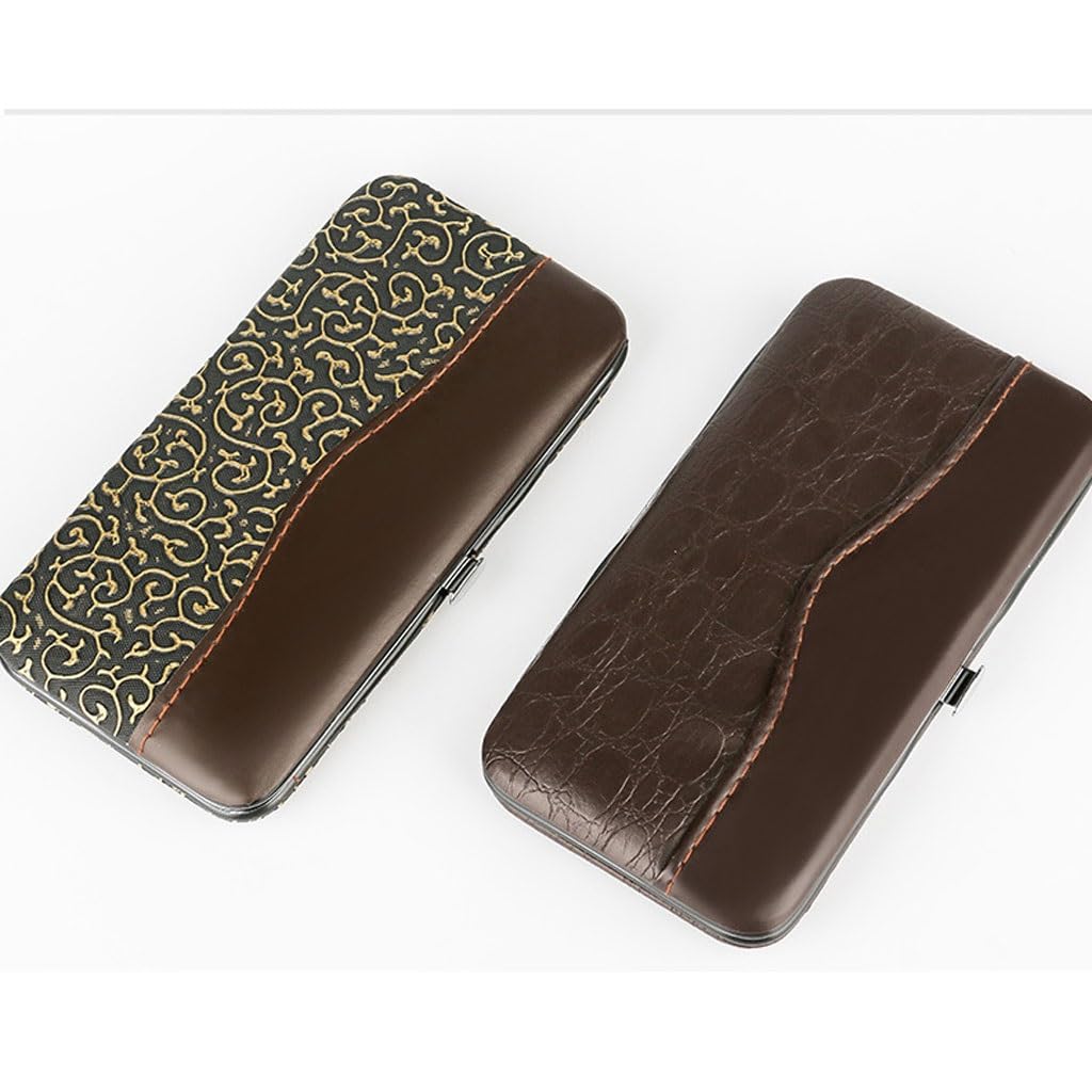 Juego de 12 Tijeras Grandes para uñas, Herramientas de manicura para el hogar, Ideales para Viajes y como Kit portátil de Belleza.