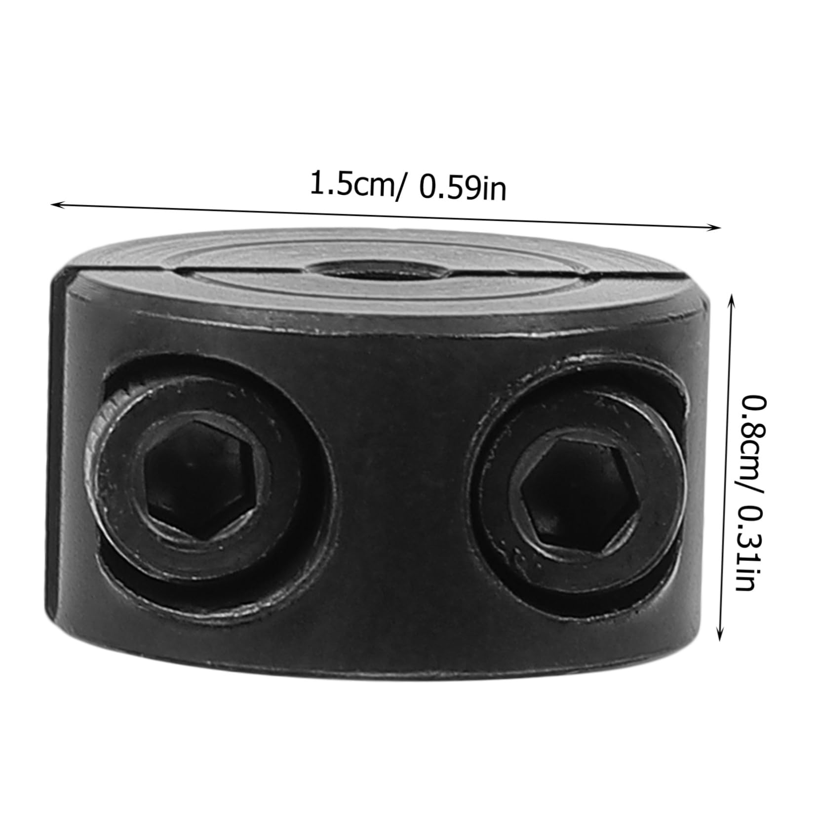 KICHOUSE Sturdy Steel Shaft Ring Retaining Ring Screw Shaft Collar Long-Lasting Use Practical for Office Chairs Random