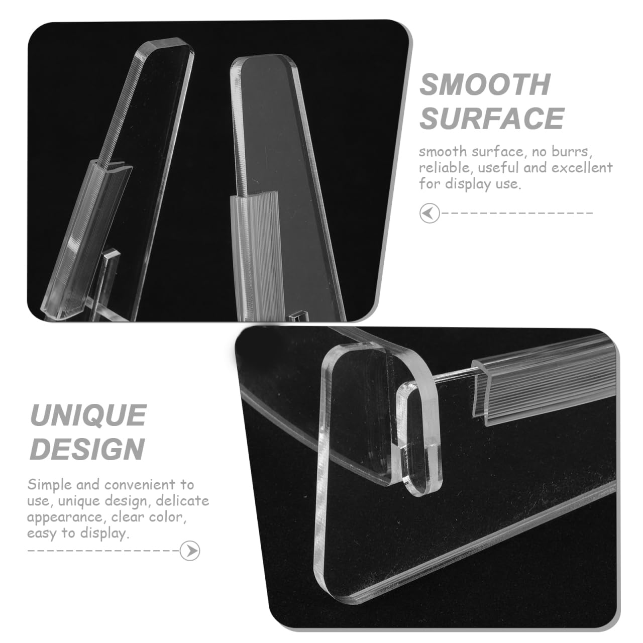 Acrylic Guitar Stand Non-Slip Bass Display Stand Electric Acoustic Bass Ukulele Multipurpose Floor Storage Rack for Home Retail - Image 4