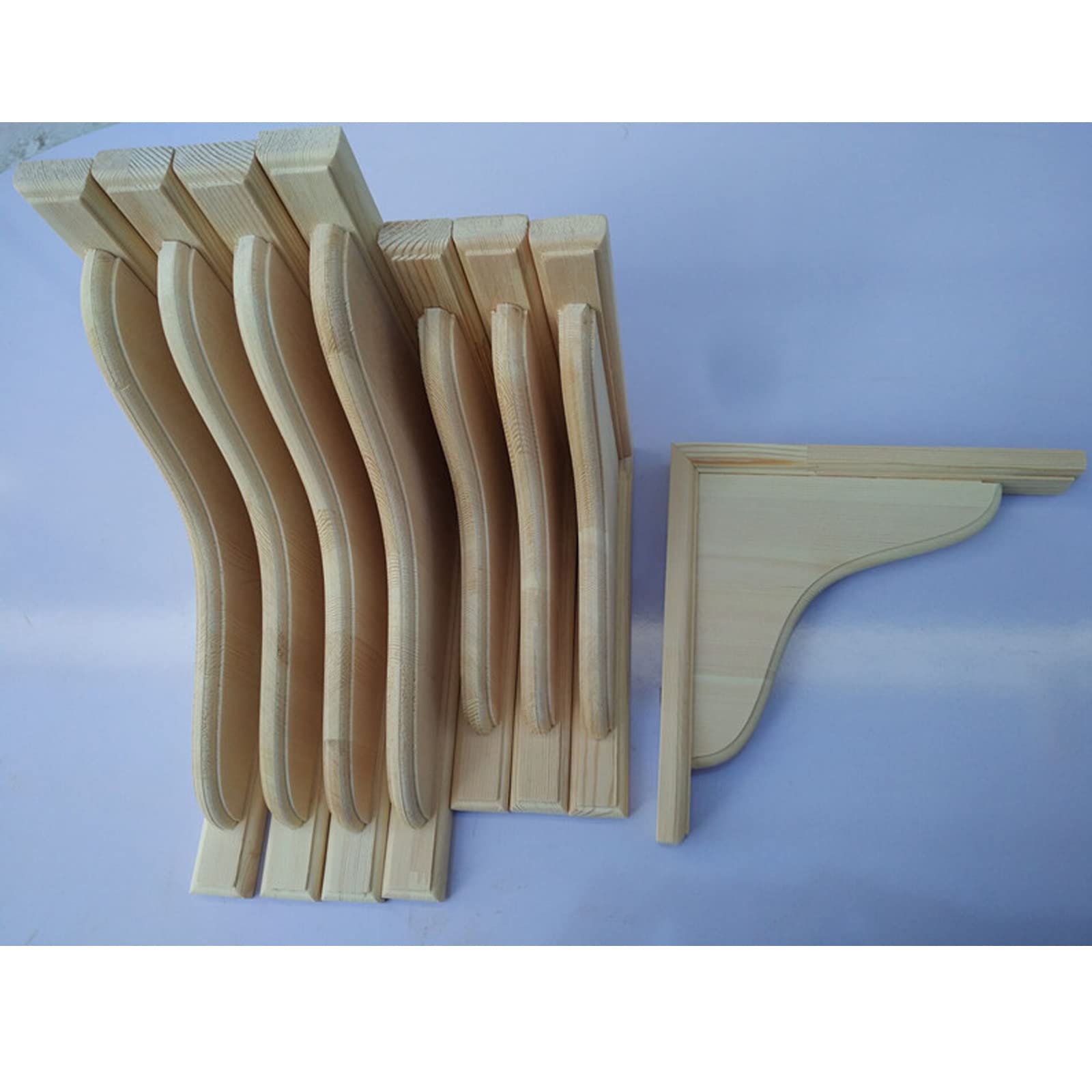 Staffe per Mensole Pesanti,Supporti per Mensole Triangolare,Mensole da Muro Staffa per Mensola,90 Gradi Angolo Staffe Angolari in Legno,2/4 Pezzi,Carico Massimo: 100kg (20cm/7.9in,4 Pcs)