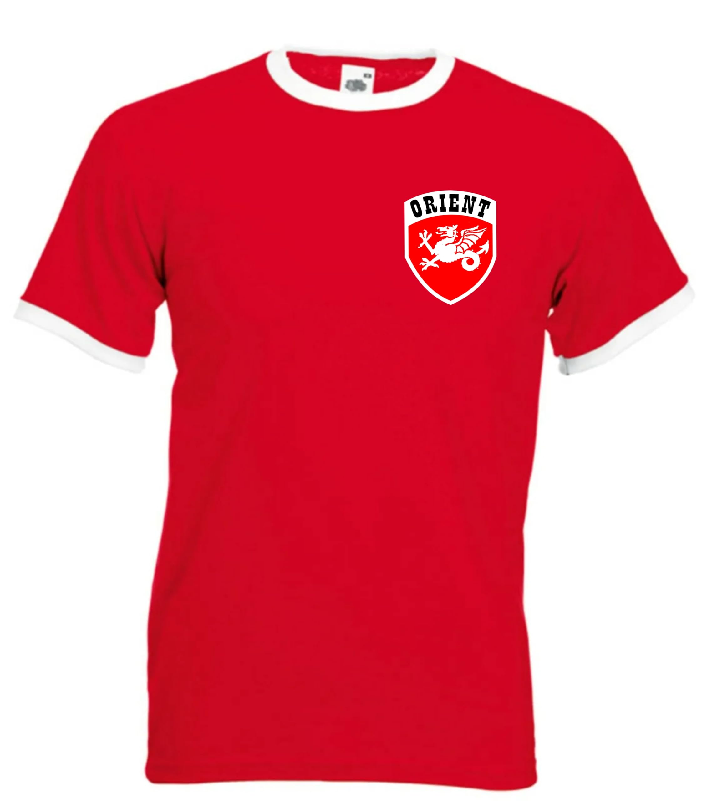 Invicta Screen Printers Brentford Football 1889 The Bees Middlesex Retro Soccer T-Shirt Adult Unisex Red Top (UK, Alpha, L, Regular, Regular, red)
