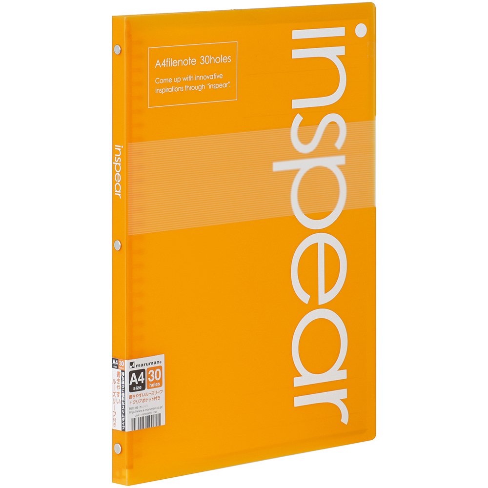 Amazon.co.jp: マルマン ルーズリーフ バインダー A4 インスピア