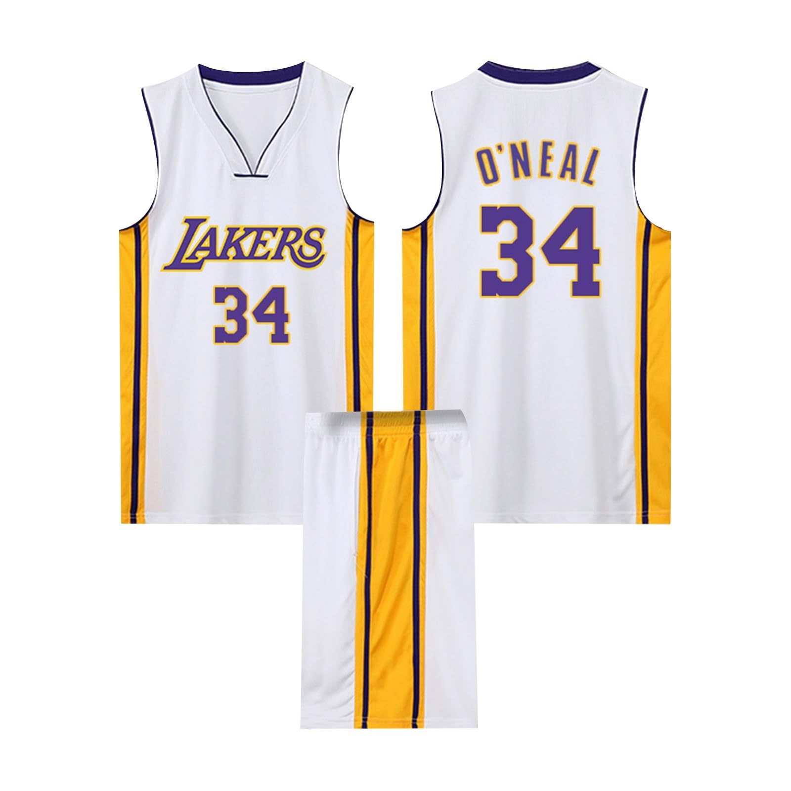 Maillot de Basket Enfant, Tenue Basket Enfant Garcon, Maillot sans Manches et Pantalon Court Garçon/Homme