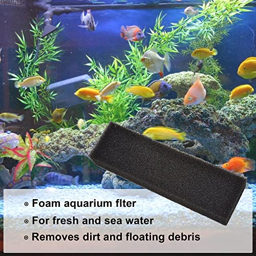 Image of HQRP 2-Pack Mechanical Foam Aquarium Filter Compatible with Coralife Biocube 29, BioCube 14, Biocube 32 Sump Modification