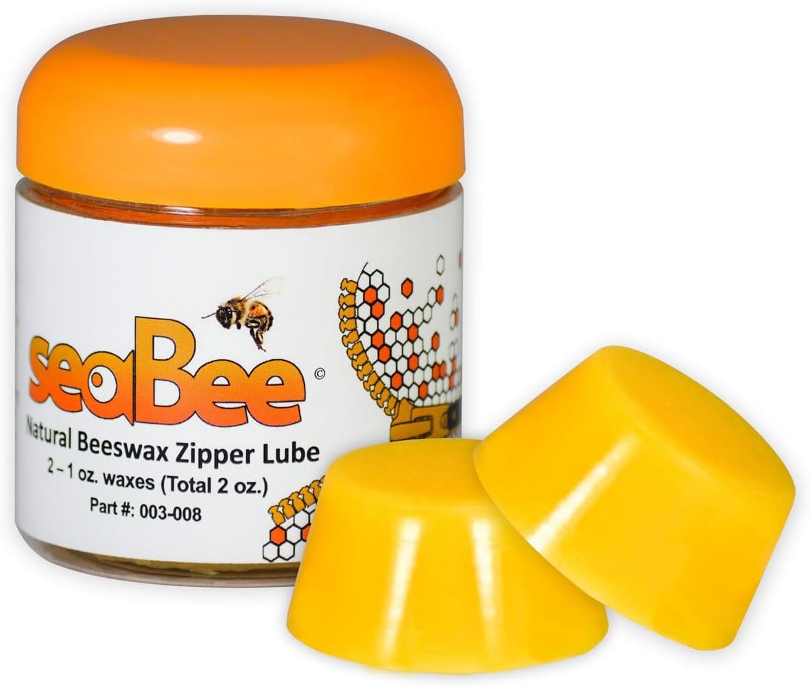 SeaBee Natural Beeswax Zipper Lube - 2 oz