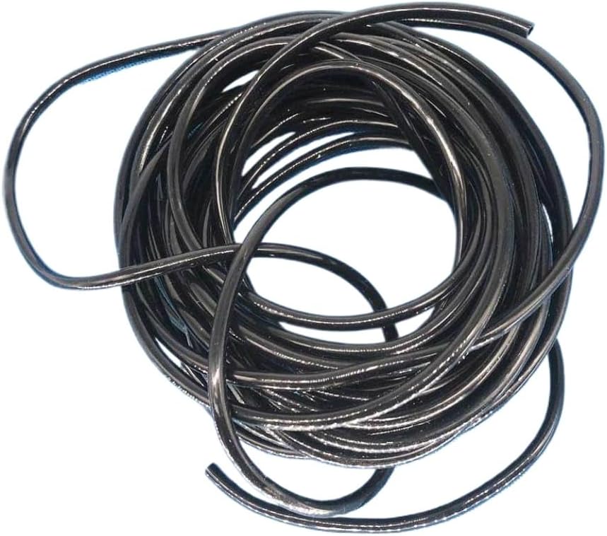 Black Fuel Line 3.1mm Inner Diameter x 5.7mm Outer Diameter x 10M Length Compatible with FS160 Engines for Part Numbers 0712-923-8004 and 0712 923 8004(Plastic)