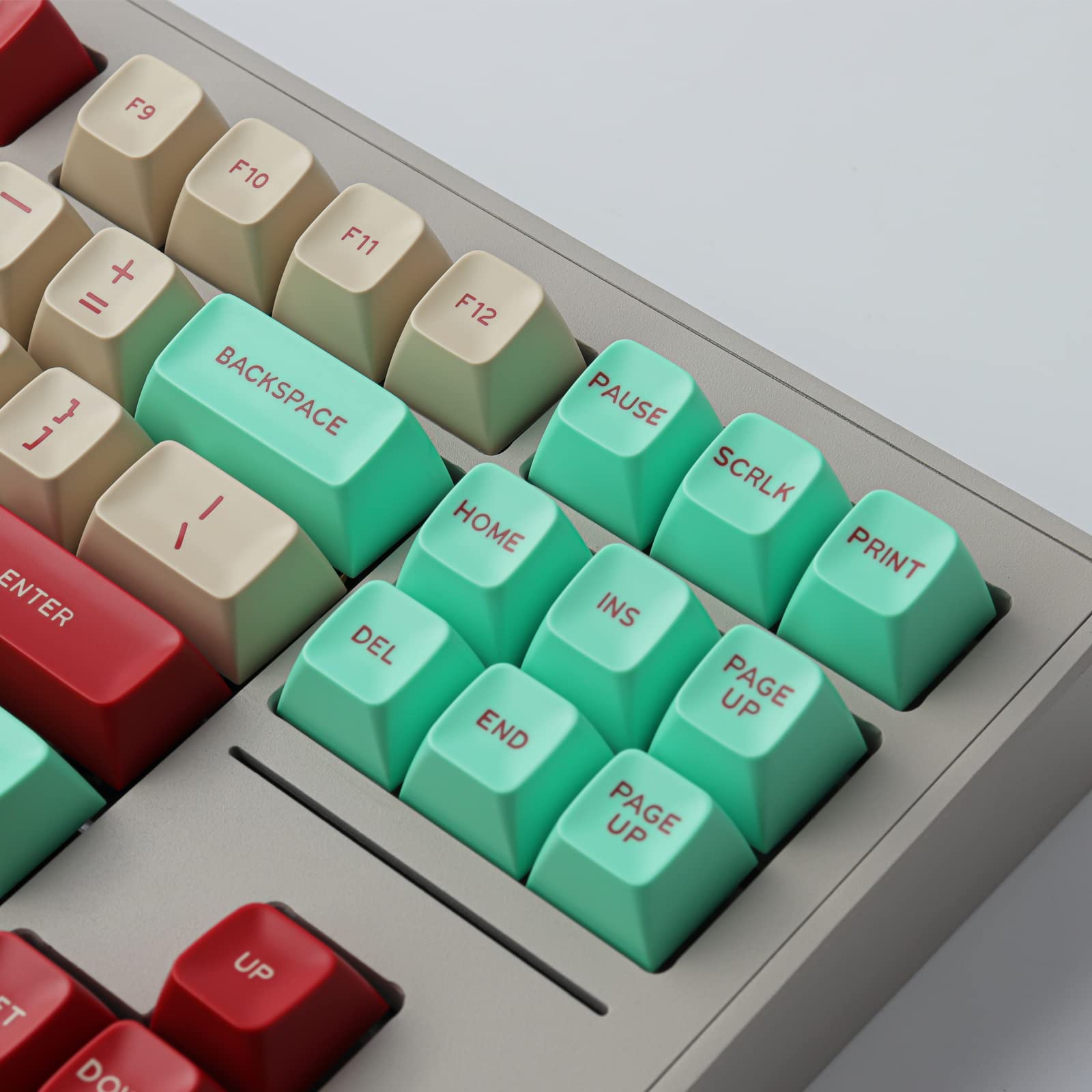 172 tasti ABS Keycaps Double Shot Keycaps Cherry Profile Dye Sublimazione Jukebox Keycaps personalizzati per ISO ANSI Layout Cherry MX Interruttori Tastiere Meccaniche