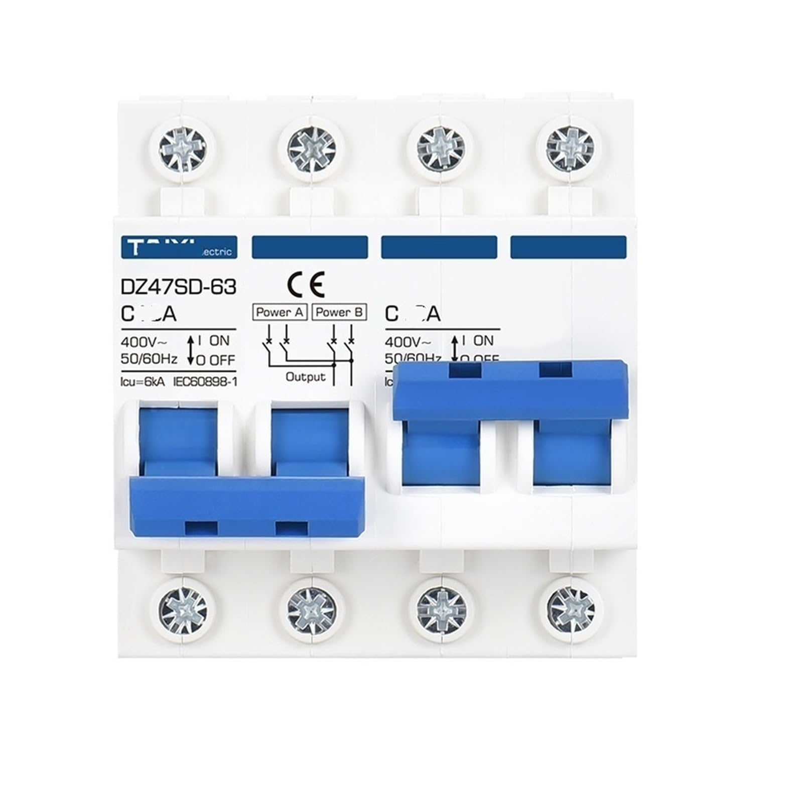 Disjoncteur de verrouillage 2P-2P contre les surcharges photovoltaïques et fuites AC 220V