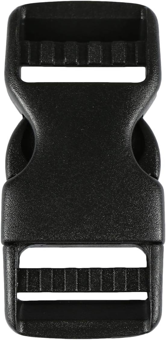 Strapworks 3/4 Inch Side Release Buckle Double Adjust Black 10 Pack Arts, Crafts