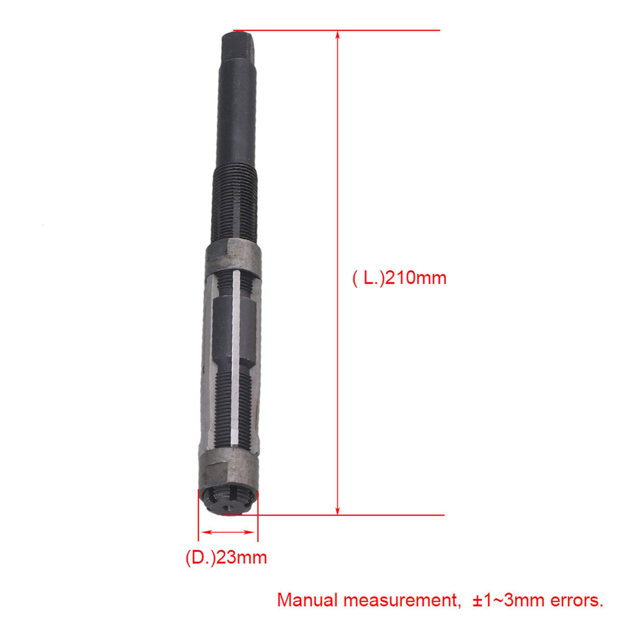 Alesatore A Mano 19mm | 8 Scanalature H8 | Per Alluminio, Ferro, Rame, Plastica E Legno - Foto 5