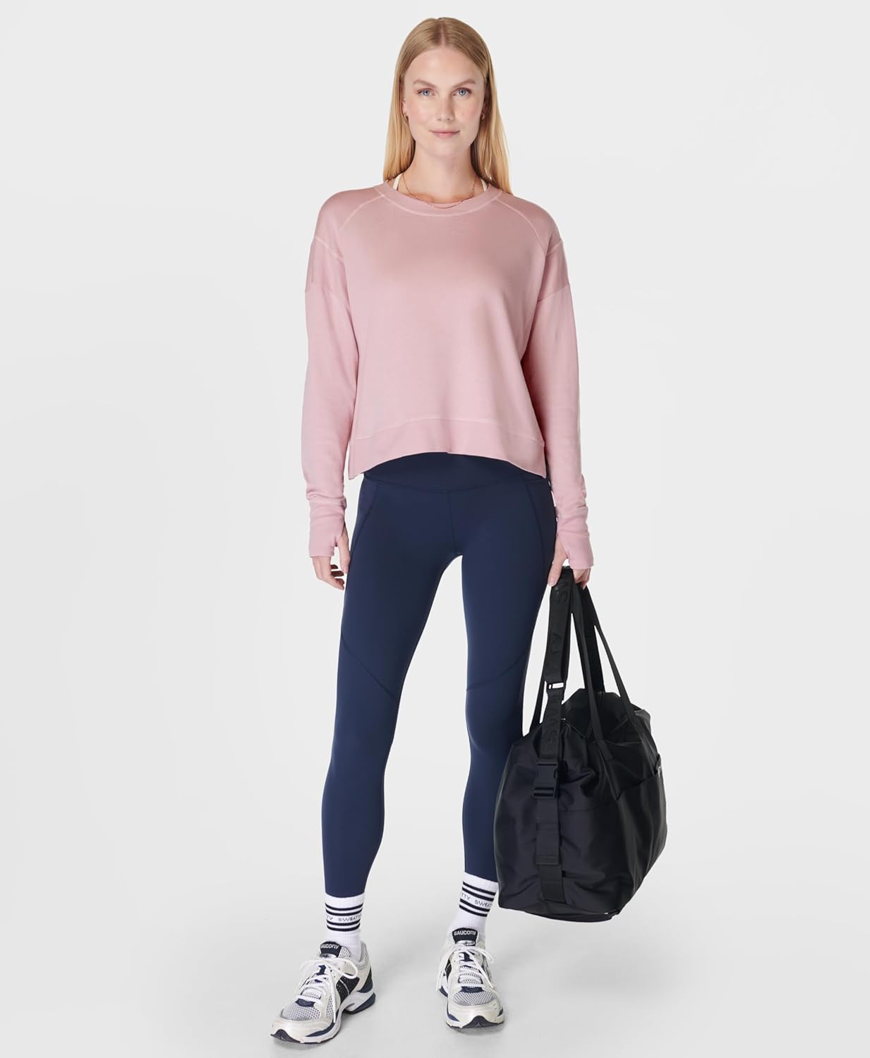 Sweaty Betty Women's After Class Longline Crewneck With Side Slit Sweatshirt - Image 4