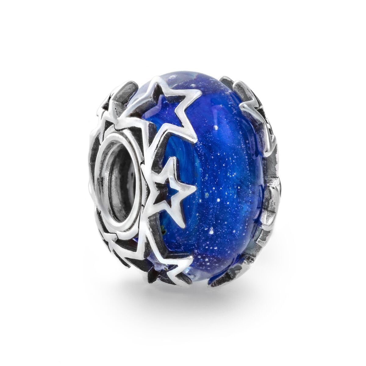 Pandora Galaxy Blue & Star Murano Charm