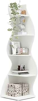 ホワイト コーナーシェルフ オープンシェルフ Amazon｜コーナー棚 本棚 コーナーラック オープンラック 収納