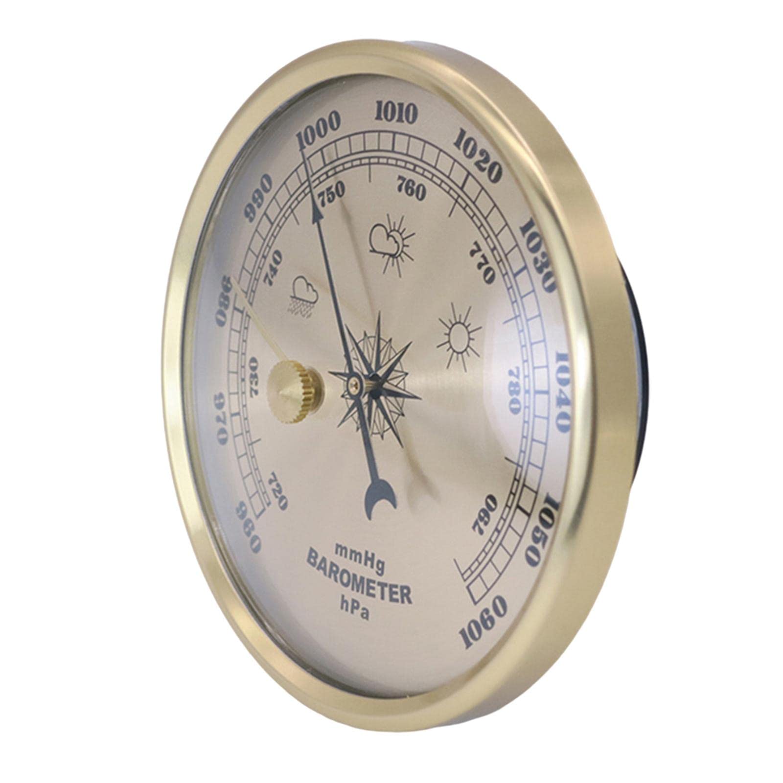 VISTORA3.5'' Aneroid Barometer mmHg/Hpa Indoor Outdoor Wall Hanging Weather Station|Home & Garden | Yard Garden & Outdoor Living | Garden D?©cor | Weather Stations-image-38